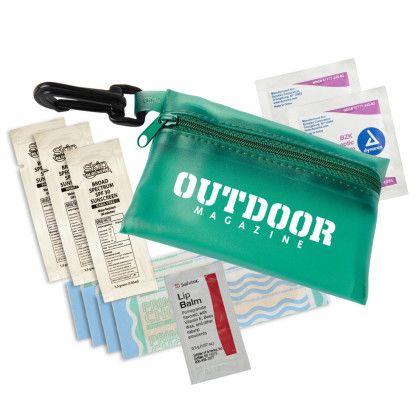 Custom Sunscape First Aid Kit - Translucent Green Custom Sunscape First Aid Kit - Translucent Green