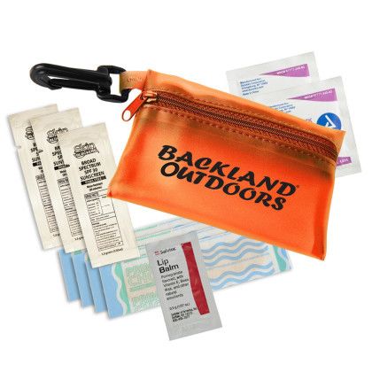 Custom Sunscape First Aid Kit - Translucent Orange Custom Sunscape First Aid Kit - Translucent Orange