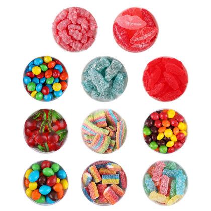Custom Sweet Duo Candy Gift Set: Deluxe - Candy View 