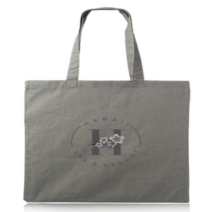 Custom 4 oz Color Cotton Canvas Tote Bags - Light Grey Custom 4 oz Color Cotton Canvas Tote Bags - Light Grey