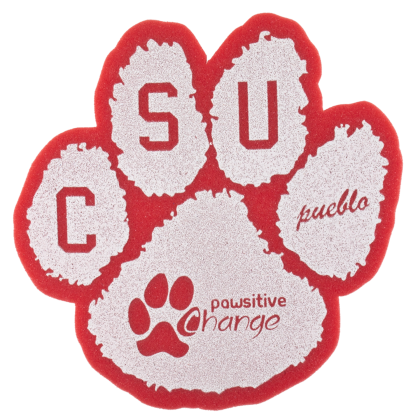 Imprinted Foam Paw Mitt 12 in - Red