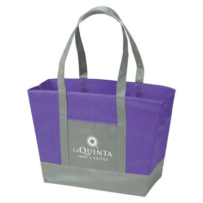 Custom Lake Powell Non-Woven Nautical Tote - Purple Custom Lake Powell Non-Woven Nautical Tote - Purple