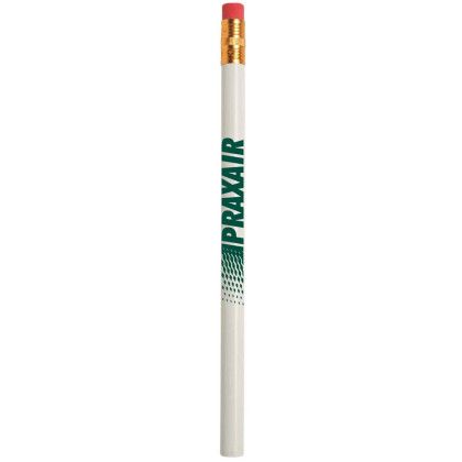 Custom Jo-Bee Jumbo Tipped Pencil - White