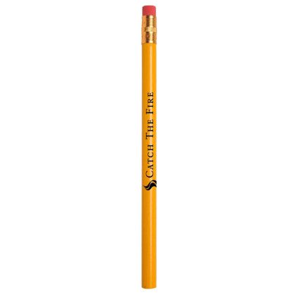 Custom Jo-Bee Jumbo Tipped Pencil - Yellow