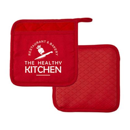 Custom Silicone & rPET Ad-Holder - Red Custom Silicone & rPET Ad-Holder - Red