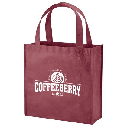 Custom Phoenix Non-Woven Market Tote - Burgundy