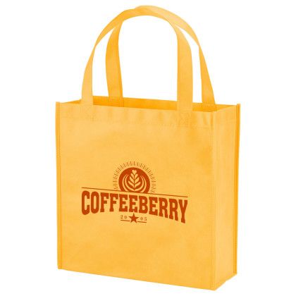 Custom Phoenix Non-Woven Market Tote - Gold