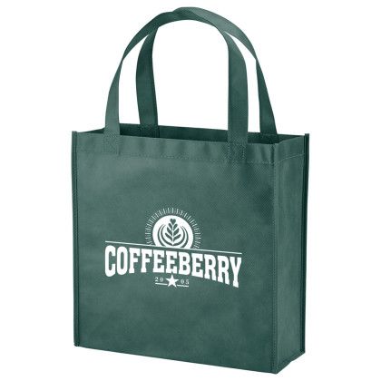 Custom Phoenix Non-Woven Market Tote - Hunter green