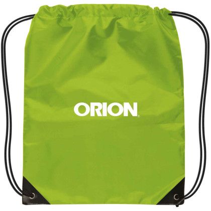 Custom Small Drawstring Backpack - Lime Custom Small Drawstring Backpack - Lime