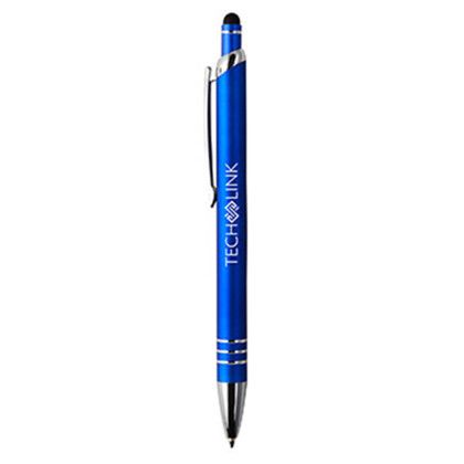 Custom Venice Velvet-Touch Aluminum Stylus Pen - Metallic cobalt blue Custom Venice Velvet-Touch Aluminum Stylus Pen - Metallic cobalt blue