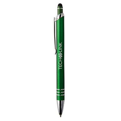 Custom Venice Velvet-Touch Aluminum Stylus Pen - Metallic green Custom Venice Velvet-Touch Aluminum Stylus Pen - Metallic green