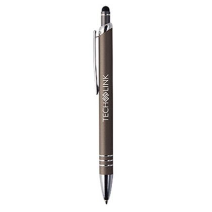 Custom Venice Velvet-Touch Aluminum Stylus Pen - Metallic gunmetal Custom Venice Velvet-Touch Aluminum Stylus Pen - Metallic gunmetal
