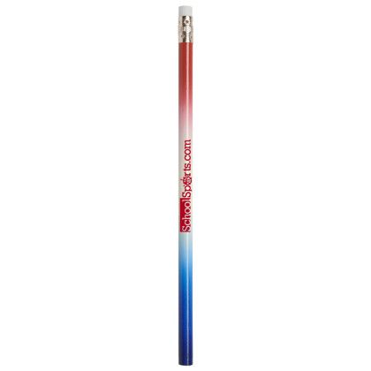 Custom Jo-Bee Tri-Color Pencil - Red/white/blue Custom Jo-Bee Tri-Color Pencil - Red/white/blue