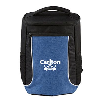 Custom Glacier Cooler Backpack - Heather blue Custom Glacier Cooler Backpack - Heather blue
