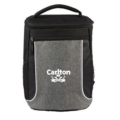 Custom Glacier Cooler Backpack - Heather grey Custom Glacier Cooler Backpack - Heather grey