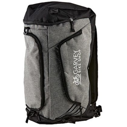 Custom Adventure Backpack Duffel Bag - Grey Side View