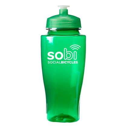 Custom 24 oz. rPET Twister Bottle - Translucent green Custom 24 oz. rPET Twister Bottle - Translucent green
