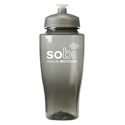 Custom 24 oz. rPET Twister Bottle - Translucent smoke Custom 24 oz. rPET Twister Bottle - Translucent smoke