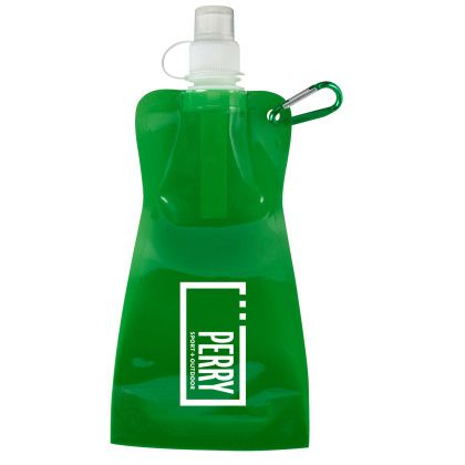 Custom 16 oz. Voyager Collapsible Pouch - Translucent green Custom 16 oz. Voyager Collapsible Pouch - Translucent green