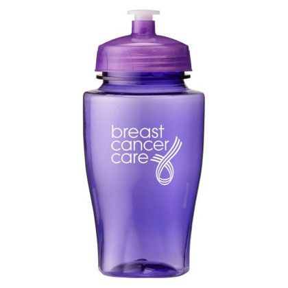 Custom 16 oz. rPET Twister Bottle - Translucent purple
