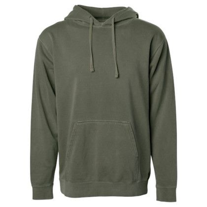 Custom Independent Trading Co. Full Color Midweight Pigment Dyed Hooded Sweatshirt - Pigment Army Custom Independent Trading Co. Full Color Midweight Pigment Dyed Hooded Sweatshirt - Pigment Army