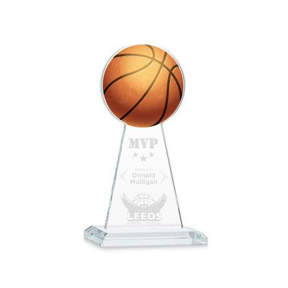 Custom Edenwood Basketball Award Small - Etched Custom Edenwood Basketball Award Small - Etched