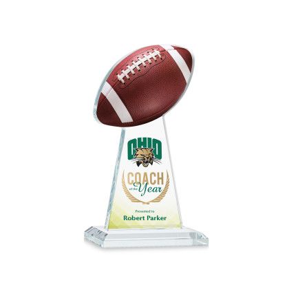 Custom Edenwood Football Award Full Color Small Custom Edenwood Football Award Full Color Small