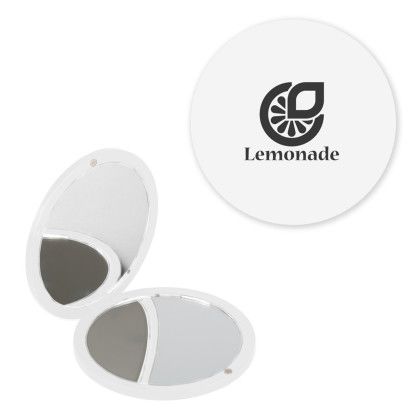 Custom Kelly Compact Mirror - White