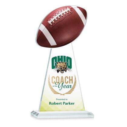 Custom Edenwood Football Award Full Color Large