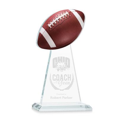 Custom Edenwood Football Award Medium - Etched