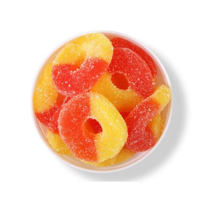 Custom Fruit Cocktail Gummy Candy Gift Set - Peach Rings 