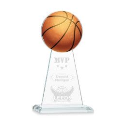 Custom Edenwood Basketball Award Medium - Etched Custom Edenwood Basketball Award Medium - Etched