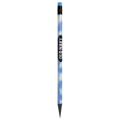 Custom Jo-Bee Recycled Mood Pencil w/Matching Eraser - Blue Custom Jo-Bee Recycled Mood Pencil w/Matching Eraser - Blue