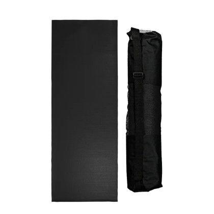 Custom 6mm Yoga Mat - Black Custom 6mm Yoga Mat - Black