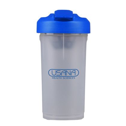 Custom 24 oz. USA Sport Shaker Bottle - Blue Custom 24 oz. USA Sport Shaker Bottle - Blue