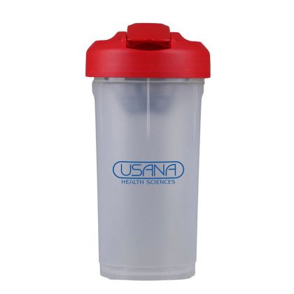 Custom 24 oz. USA Sport Shaker Bottle - Red Custom 24 oz. USA Sport Shaker Bottle - Red