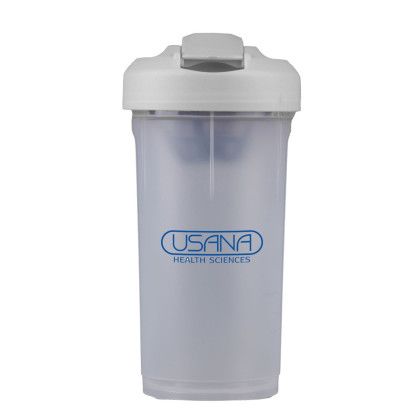 Custom 24 oz. USA Sport Shaker Bottle - White Custom 24 oz. USA Sport Shaker Bottle - White