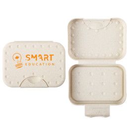Custom Naturegrain Wheat Straw Bar Soap Travel Container - Beige Custom Naturegrain Wheat Straw Bar Soap Travel Container - Beige