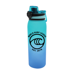 Custom Halcyon 30 oz. Ombre Sport Bottle - Light Blue to Blue