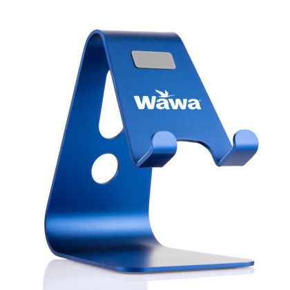 Custom Media Stand - Blue Custom Media Stand - Blue