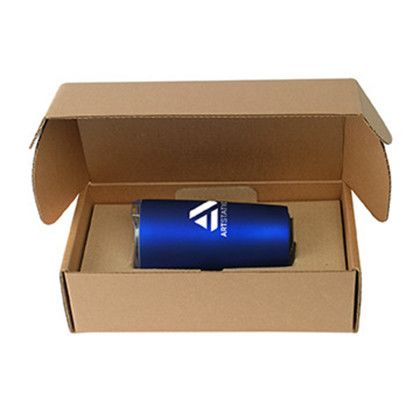 Custom 20 oz. Everest Velvet-Touch Tumbler with Gift Box - Matte Metallic Blue Custom 20 oz. Everest Velvet-Touch Tumbler with Gift Box - Matte Metallic Blue