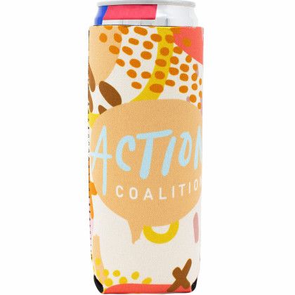 Custom Full Color 12 oz Slim Neoprene Can Cooler Custom Full Color 12 oz Slim Neoprene Can Cooler