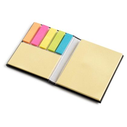 Custom Notebound 3.25 x 4 Sticky Note Book - Open View
