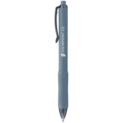 Custom Teacup Comfort Gel Pen - Gray Custom Teacup Comfort Gel Pen - Gray