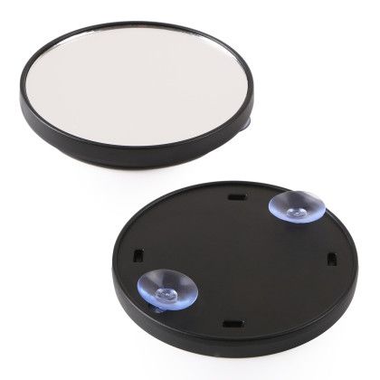 Custom Monroe Magnifying Mirror - Black Back View Custom Monroe Magnifying Mirror - Black Back View