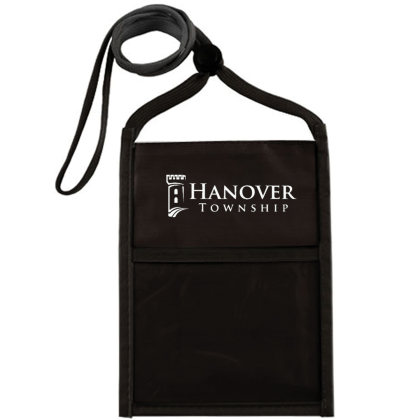 Custom Two Tone Double Window Pouch - Black Custom Two Tone Double Window Pouch - Black