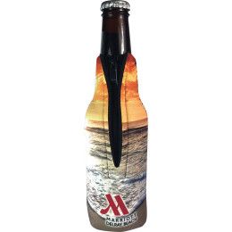 Custom Full Color Neoprene Bottle Cooler with Zipper Custom Full Color Neoprene Bottle Cooler with Zipper