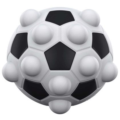 Custom Soccer Push Pop Ball - Back View Custom Soccer Push Pop Ball - Back View
