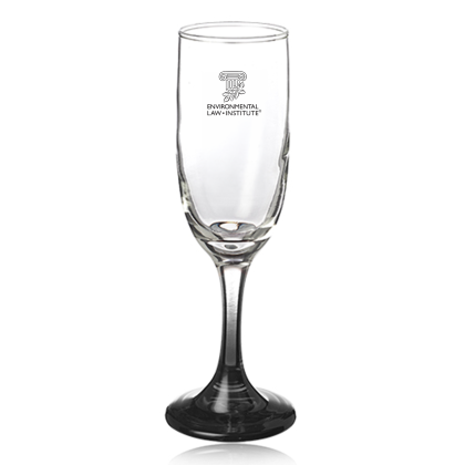 Custom 6 oz. Aragon Champagne Glasses - Black Custom 6 oz. Aragon Champagne Glasses - Black