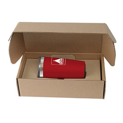Custom 20 oz. Everest Powder Coated StainlessTumbler w Gift Box - Matte Red Custom 20 oz. Everest Powder Coated StainlessTumbler w Gift Box - Matte Red